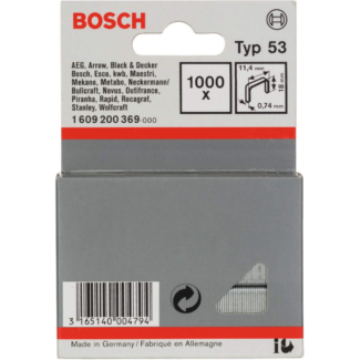 Bosch - Spajalica od tanke žice tip 53 11,4 x 0,74 x 18 mm - 1609200369