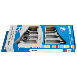 Unior - Ključevi viljuškasto-okasti sa čegrtaljkom SET 8-19 / 6 kom 160/2CB - 623709