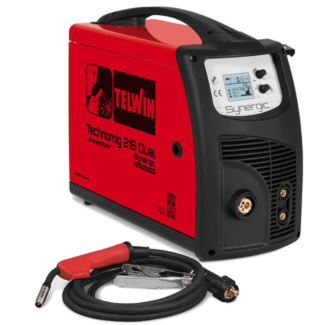 Telwin - Inverter aparat za zavarivanje TECHNOMIG 215 DUAL SYNERGIC MIG-MAG/FLUX/BRAZING/MMA/TIG DC-Lift 230V - 816053