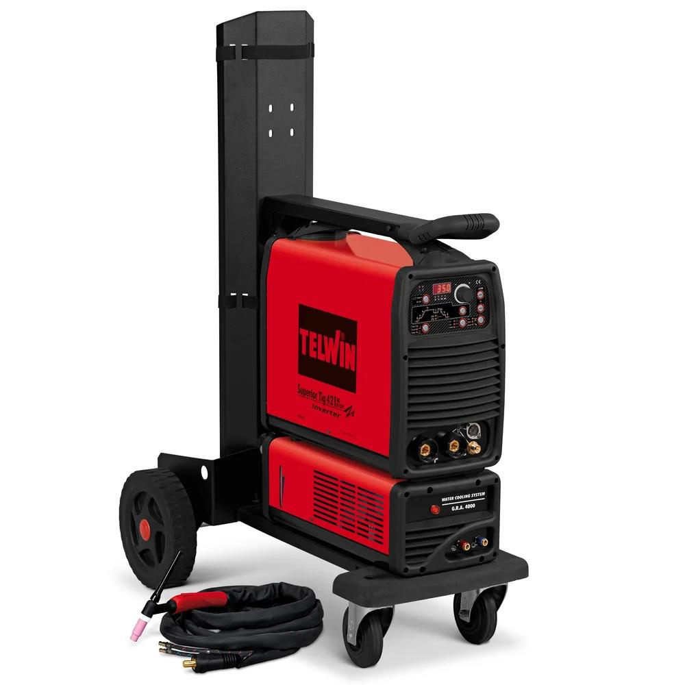 Telwin - Inverter aparat za zavarivanje SUPERIOR TIG 421 DC AQUA + ACC. 400V - 816133