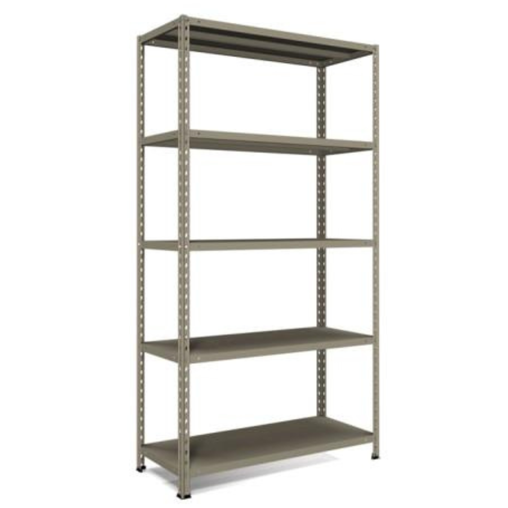 Anemos - Metalna polica KIT 188 x 100 x 40 cm 5 x 65 kg siva - 085361