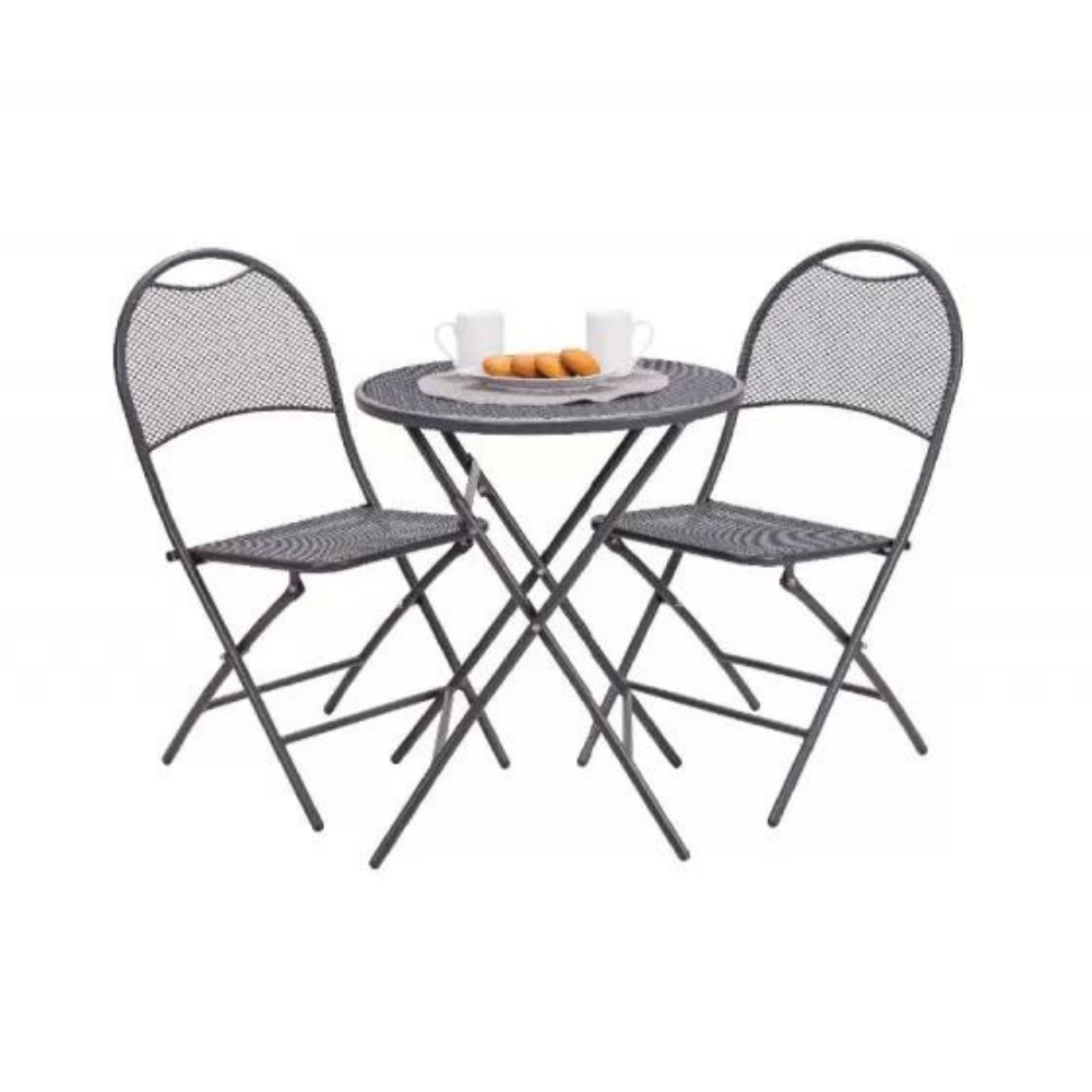 Green bay - Metalni balkon set – sto + 2 stolice - 051196