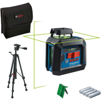 Bosch - samonivelišući linijski laser 360° + stativ - zeleni zrak GLL 2-20 G - 0601065001