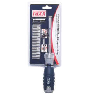 Raxx - Odvijač sa bit-magacinom 12 delova - RAXX1293497