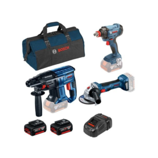 Bosch - Set akumulatorskog alata GBH 180-LI + GWS 180-LI + GDX 180 Li 18V; 2 x 5,0 Ah - 0615990M5G