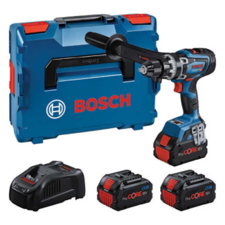 Bosch - Akumulatorska vibraciona bušilica GSB 18V-150 C + 3x PC 18V 8.0 Ah + GAL 1880 CV + L-BOXX - 0615A5002Y