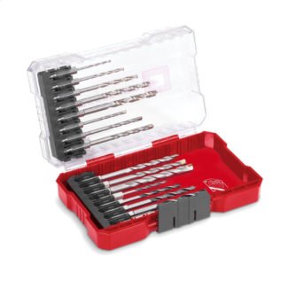 Einhell - 16-del Set burgija E 6,3 1/4", M-Case, Burgije za metal, drvo, ciglu 2-8mm - 49108953