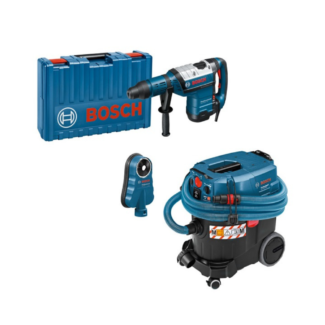 Bosch - Set alata Sds-max čekić bušilica Gbh 8-45 Dv + industrijski usisivač Gas 35 M AFC + Gde 68 - 0615A5004K