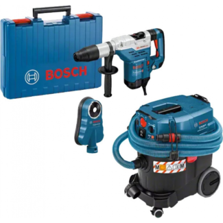 Bosch - Set alata Sds-max Elektro-pneumatski čekić Gbh 5-40 DCE + industrijski usisivač Gas 35 M Afc + Gde 68 - 0615A5004J