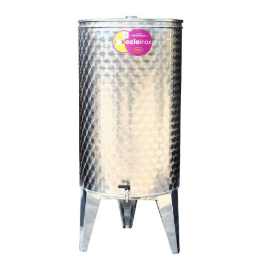 Ezio-inox - Inox bačva 145 l (za rakiju) - sa slavinom - 038350