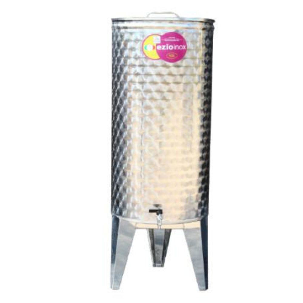 Ezio-inox - Inox bačva 100 l (za vino) - sa slavinom - 033460