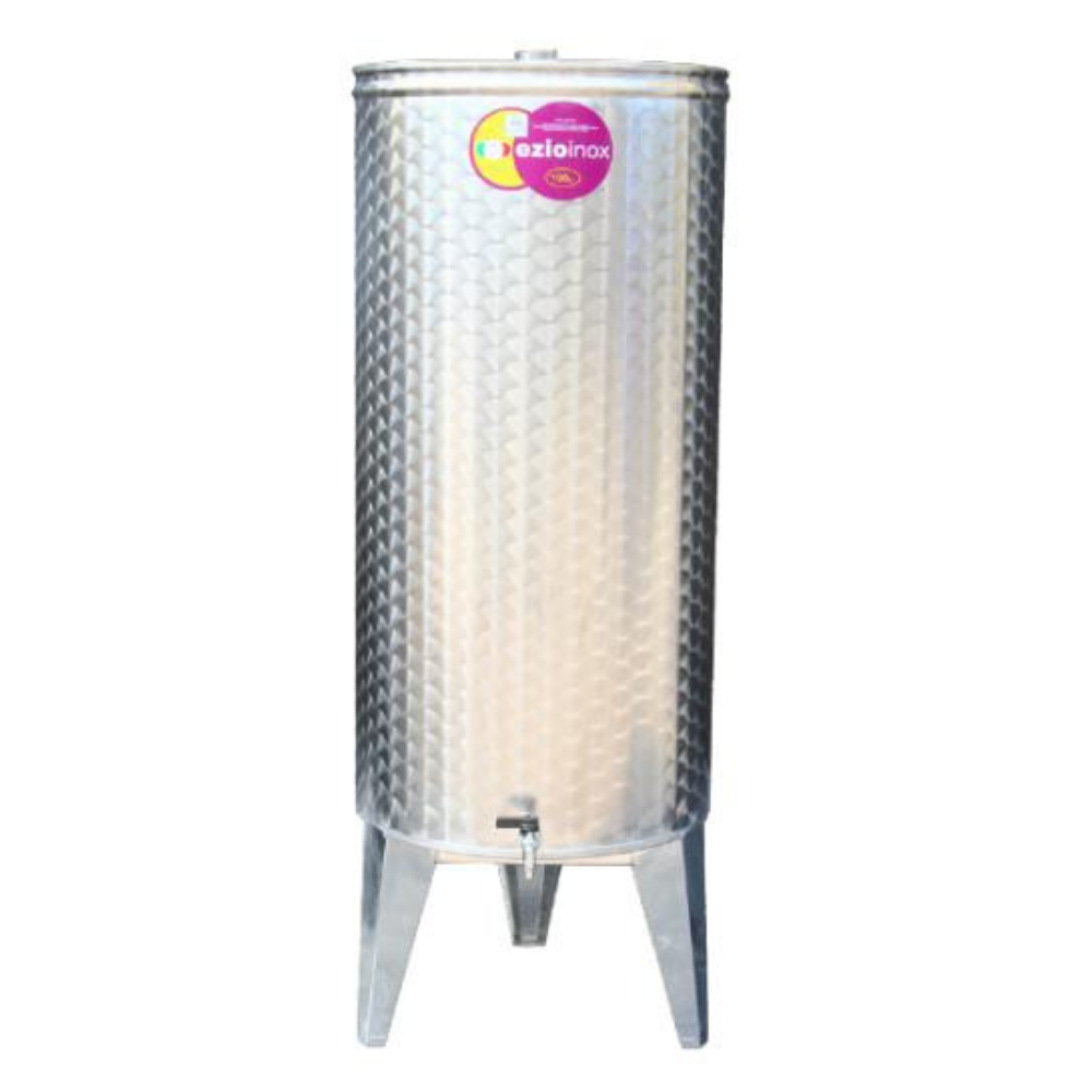 Ezio-inox - Inox bačva 180 l (za rakiju) - sa slavinom - 033456