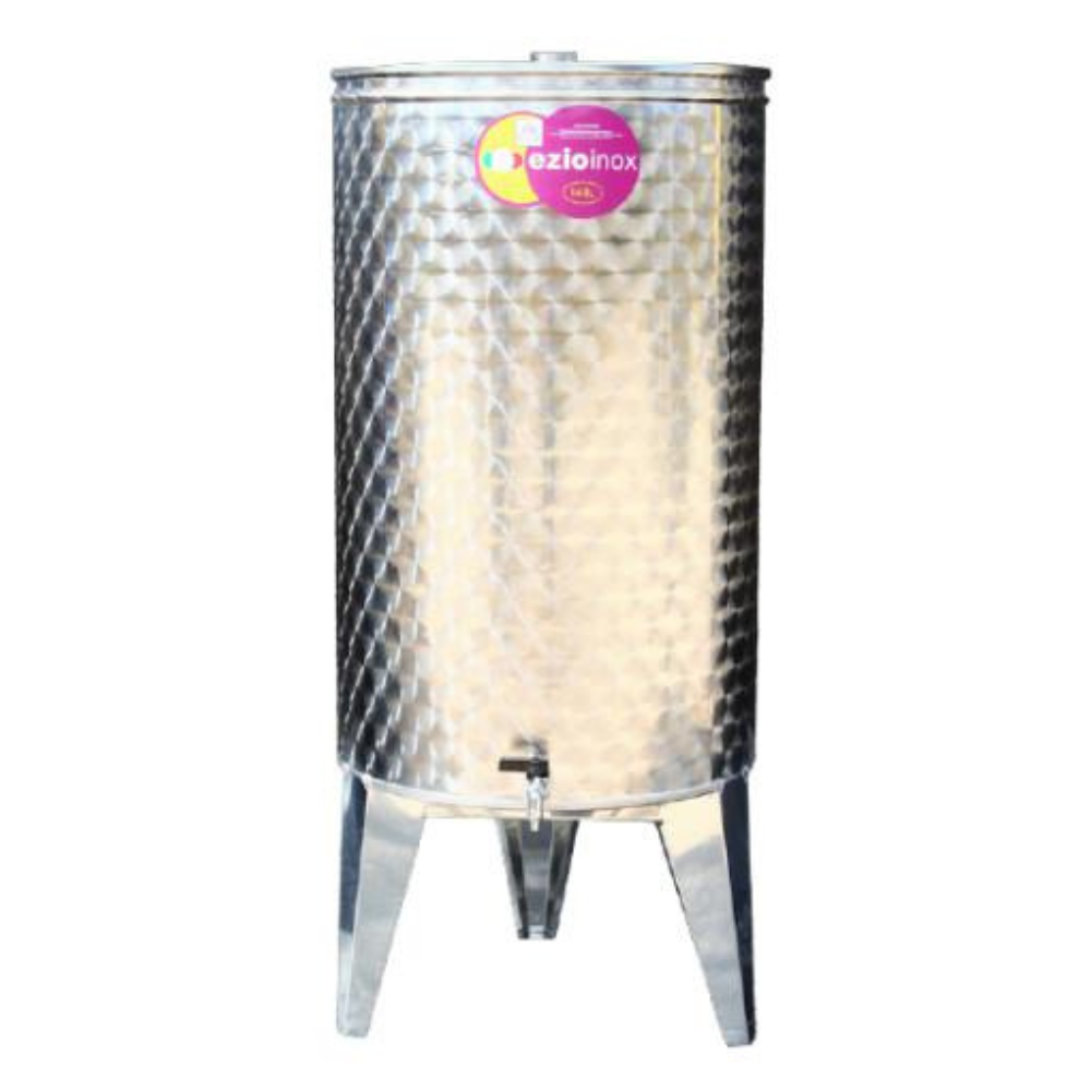 Ezio-inox - Inox bačva 145 L za vino - sa slavinom - 073801
