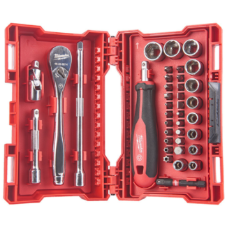 Milwaukee - Set nasadnih ključeva 1/4" 38/1 sa račnom u kutiji - 4932479096