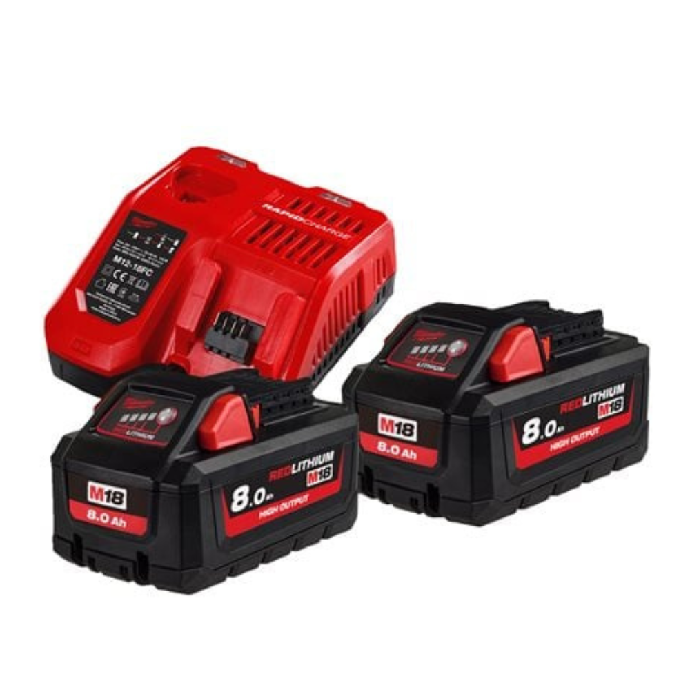 Milvaukee - Set tri baterije i brzi punjač M12-18 FC HNRG-802 - 4933471073