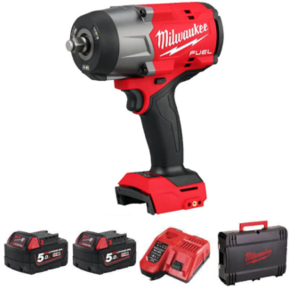 MILWAUKEE - Udarni odvijač M18 - Set 2x baterije ,punjac i kofer - FHIW2F12-502X - 4933492783
