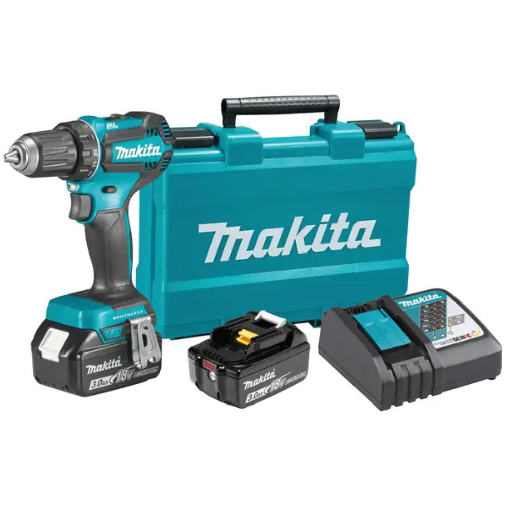 Makita -Akumulatorska bušilica - odvrtač, 2x3,0Ah 18V u koferu - DDF485RFE