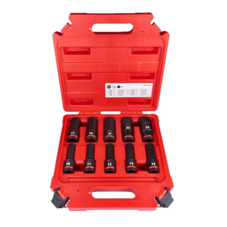 Milwaukee - Set udarnih dubokih nasadnih ključeva 10-24mm - 4932480457