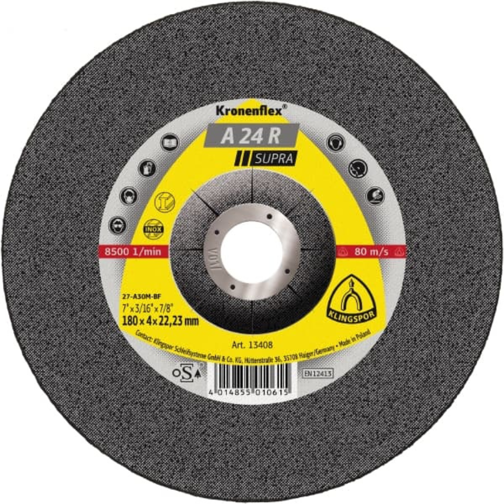 Klingspor - Klingspor A 24 R Supra Kronenflex® brusna ploča, 125 mm - 240831