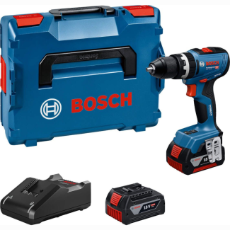 Bosch - Akumulatorska vibraciona bušilica - odvrtač GSB 18V-65; 18V; 2x5,0Ah + L-BOXX 136 - 06019N3303