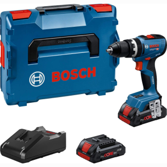 Bosch - Akumulatorska vibraciona bušilica - odvrtač GSB 18V-65; 18V; 2x4,0Ah ProCore + L-BOXX 136 - 06019N3306