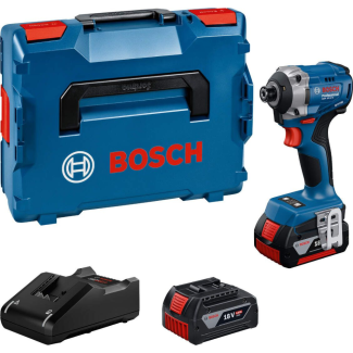 Bosch - Akumulatorski udarni odvrtač GDR 18V-215; 2x4,0Ah + punjač + L-BOXX 136 - 06019N2002
