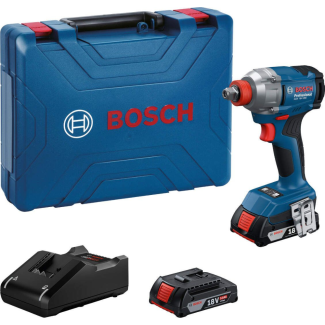 Bosch - Akumulatorski udarni odvrtač GDX 18V-285; 2x2,0Ah + punjač + kofer - 06019N2122