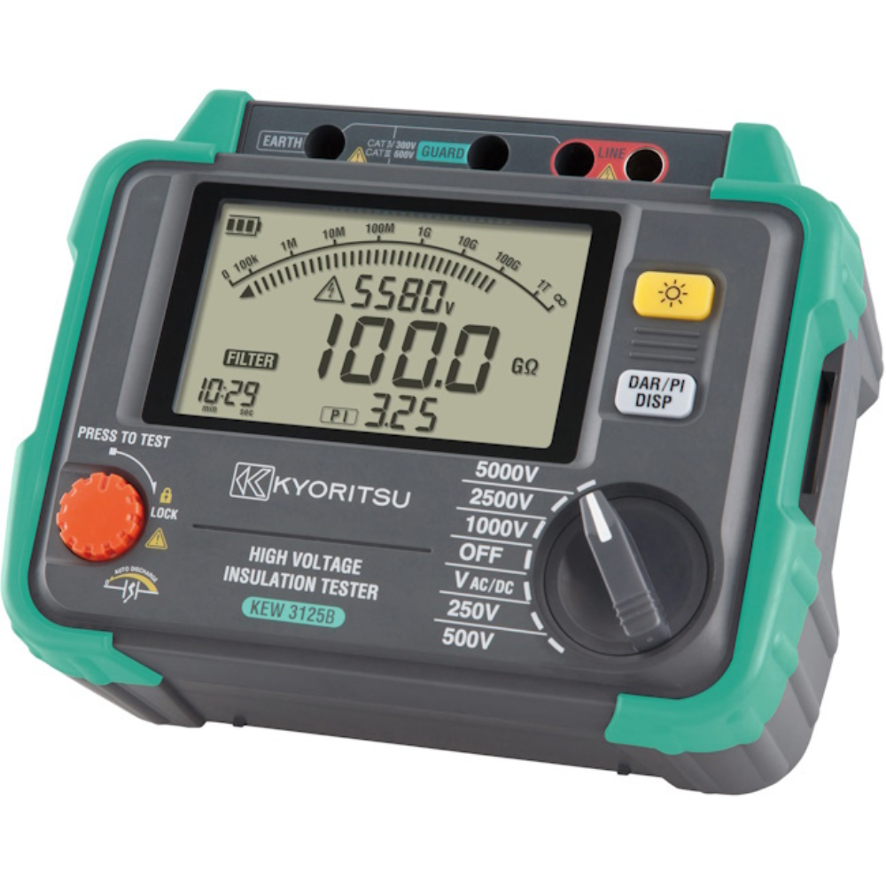 Kyoritsu - Digitalni visokonaponski tester izolacije - KEW3125B