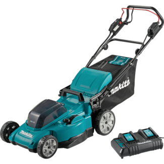 Makita - Akumulatorska kosilica 18+18V; sa baterijom 2x5,0 Ah i punjačem - DLM481CT2