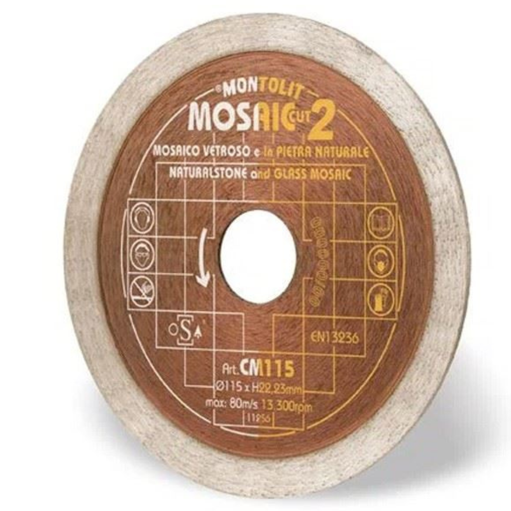 Montolit - Dijamantski disk Mozaik CM100, Øfi100mm x22.2mm za kamen/stakleni mozaik - 02MOTCM100