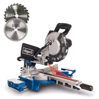 Scheppach - Potezno preklopna testera 216mm sa 2 lista HM216 - 38640