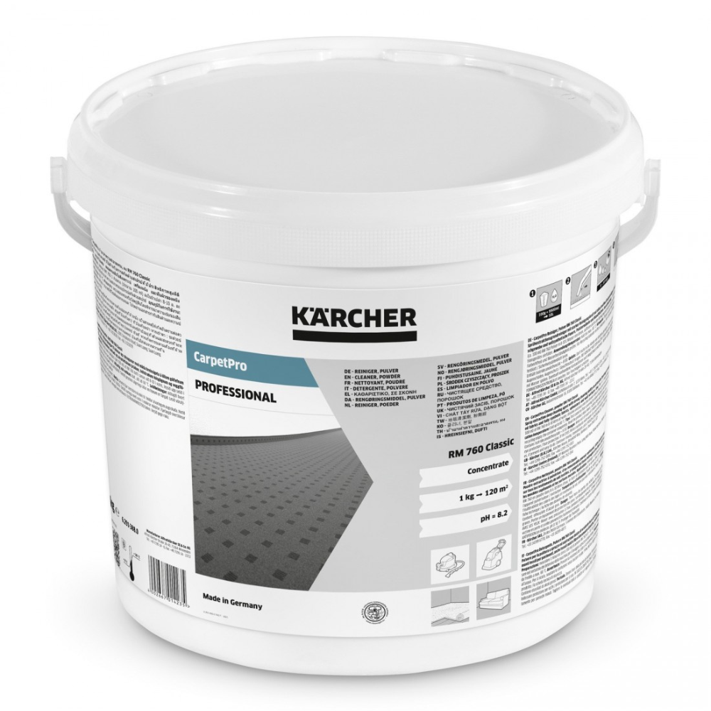 KARCHER - Sredstvo za dubinsko pranje tekstilnih površina - 10kg RM 760 CARPET PRO CLASSIC - 6.294-844.0