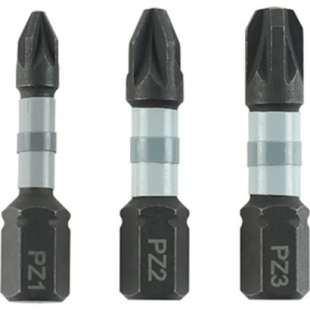 Einhell - 3-del set impaktor bitova SB, PZ1, PZ2, PZ3 - 49127140