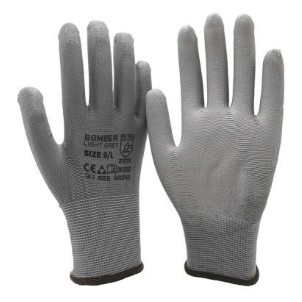 Bomber - Rukavice Bomber Light Grey 8 - 074897