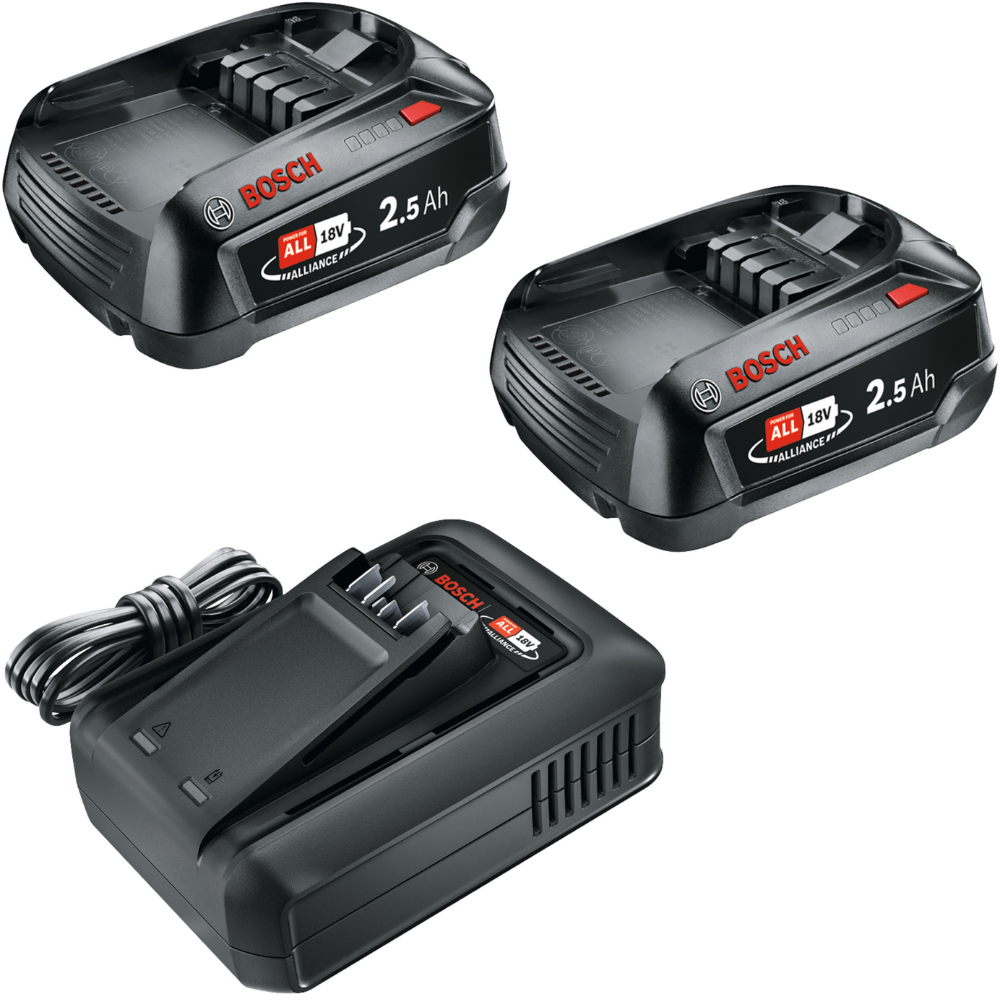 Bosch - Starter Set od 18 V (2x 2,5 Ah + AL 18V-44) - 2 x 2,5 Ah akumulator | punjač - 1600A031T5