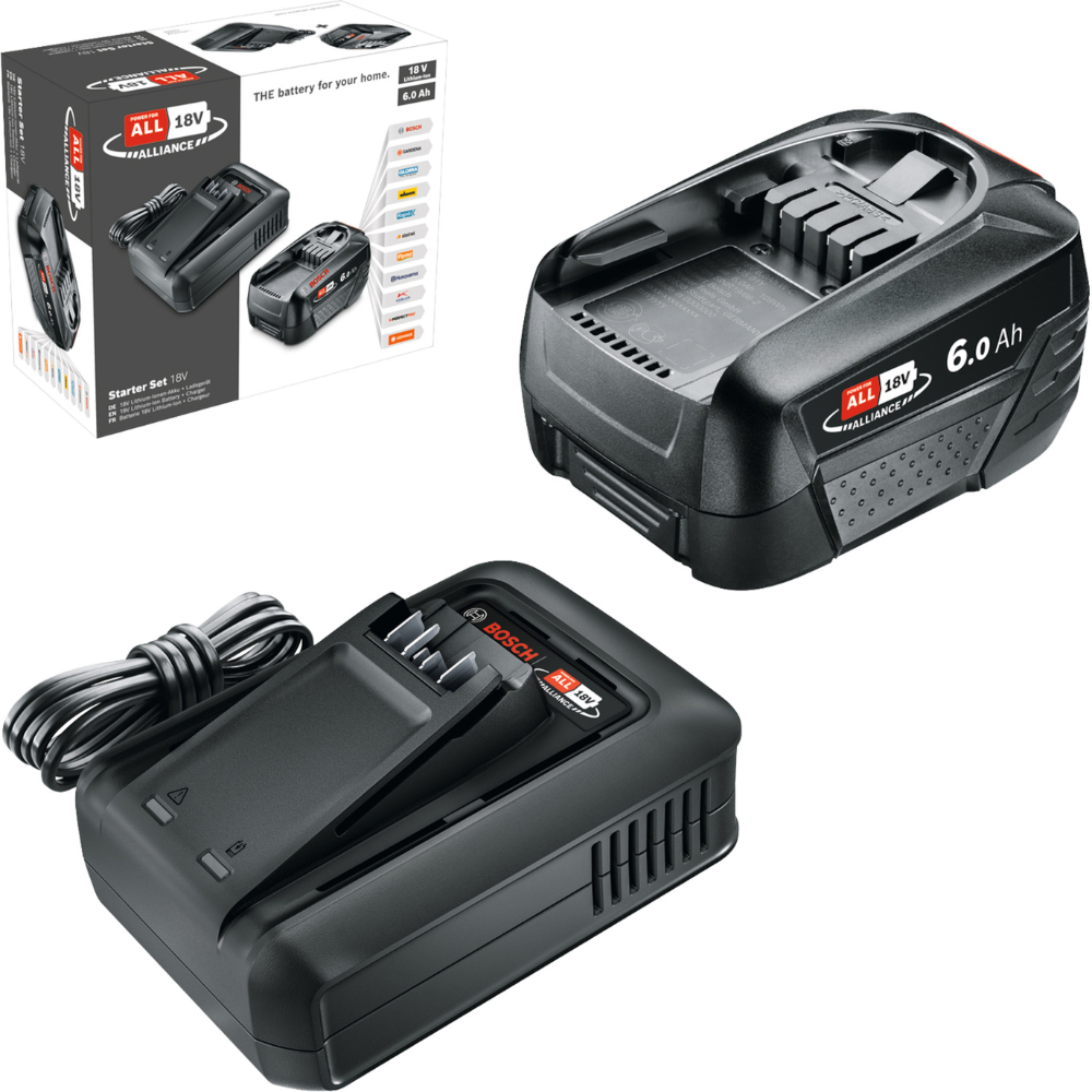 Bosch - Starter set 1 x akumulator 18V 6.0 Ah + punjač AL 18V-44 - 1600A032A8