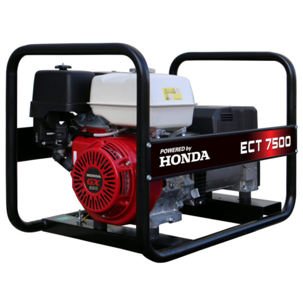 HONDA - Benziski agregat, 4-taktni, 230/400 V, 7000 W - ECT7500 AVR