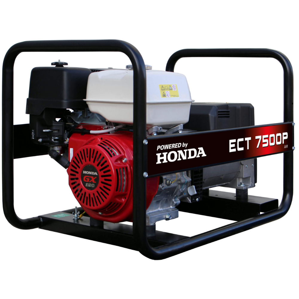 HONDA - Benziski agregat, 4-taktni, 230/400 V, 7500 W - ECT7500P