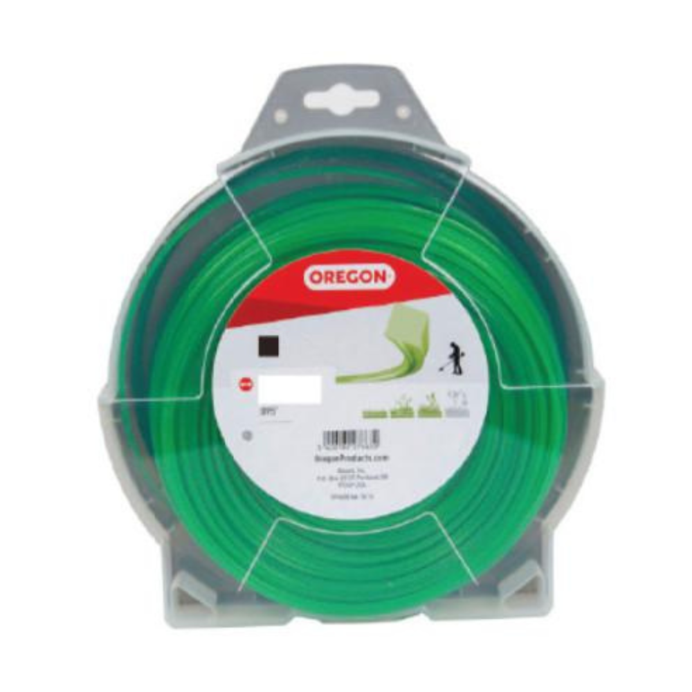 Oregon - 69-414 Silk za trimer, kockasti zelen 2,4mm x 75m - 064884