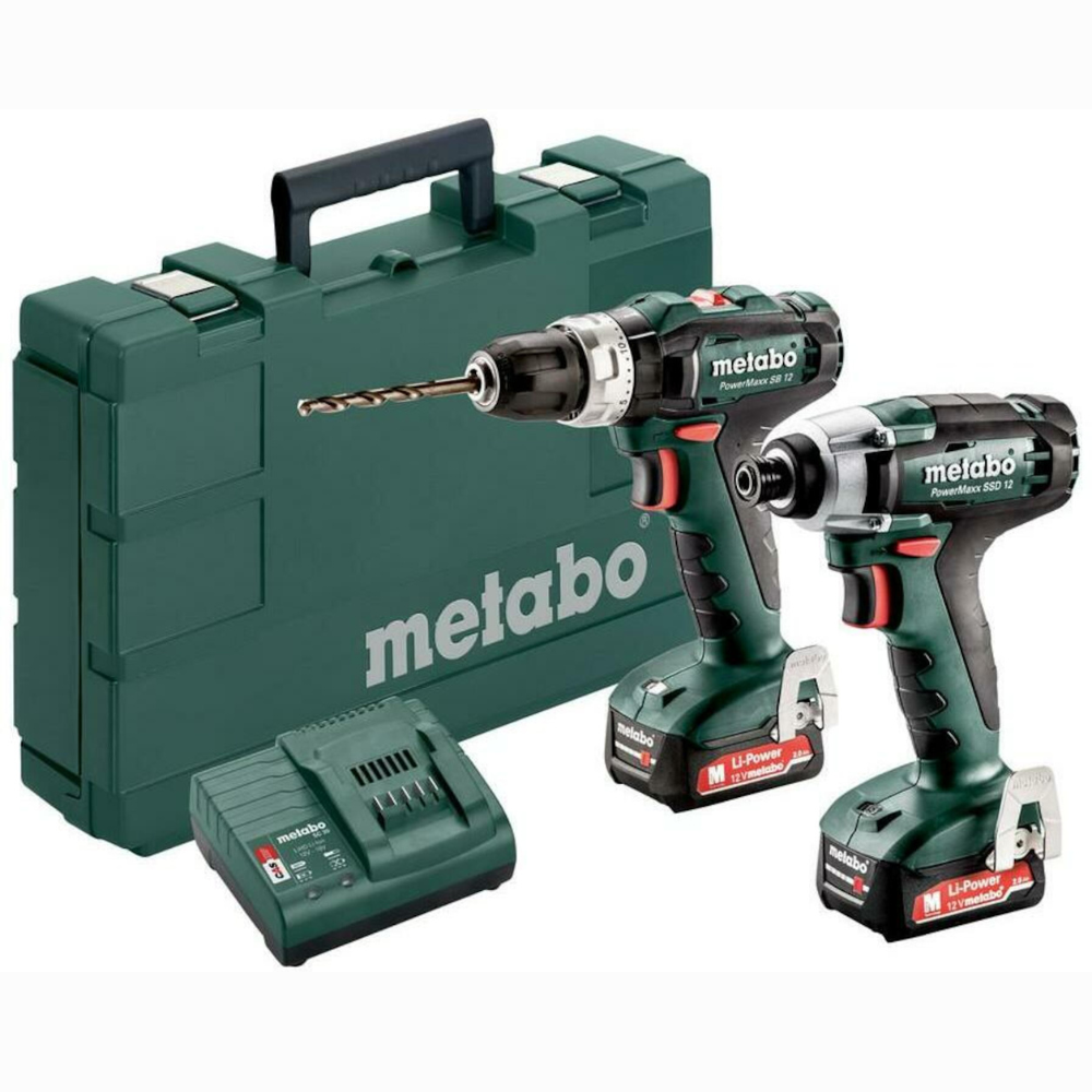 Metabo - AKU SET 12V (udarna bušilica + udarni odvijač) Combo Set 2.7.2 - 685167000