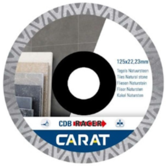 Carat - Rezna ploča za pločice/prirodni kamen RACER Ø125x22.23mm PREMIUM - hCDBM1253006