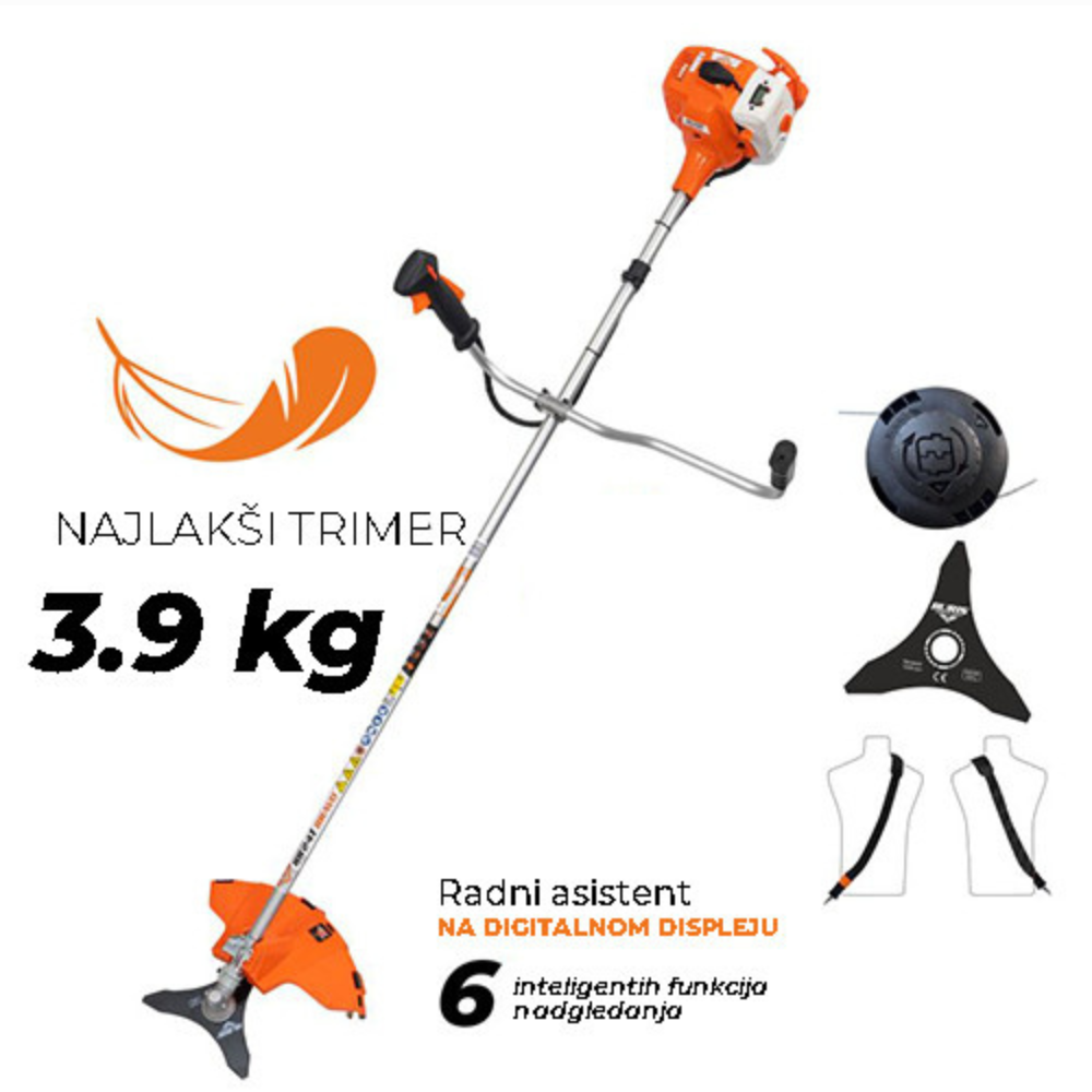Ruris - Trimer za travu benzinski RR241 BRAVO - 9085