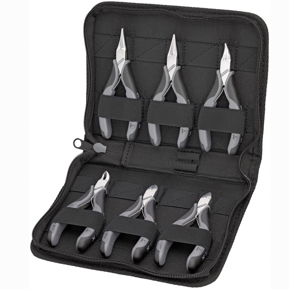 Knipex - Komplet klešta za elektroniku ESD u torbici 6/1 - 00 20 17