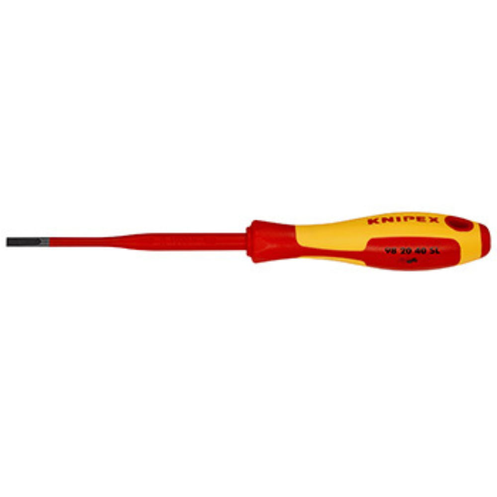 Knipex - Odvijač Slim ravni, 1000V, VDE, 4,0mm - 98 20 40