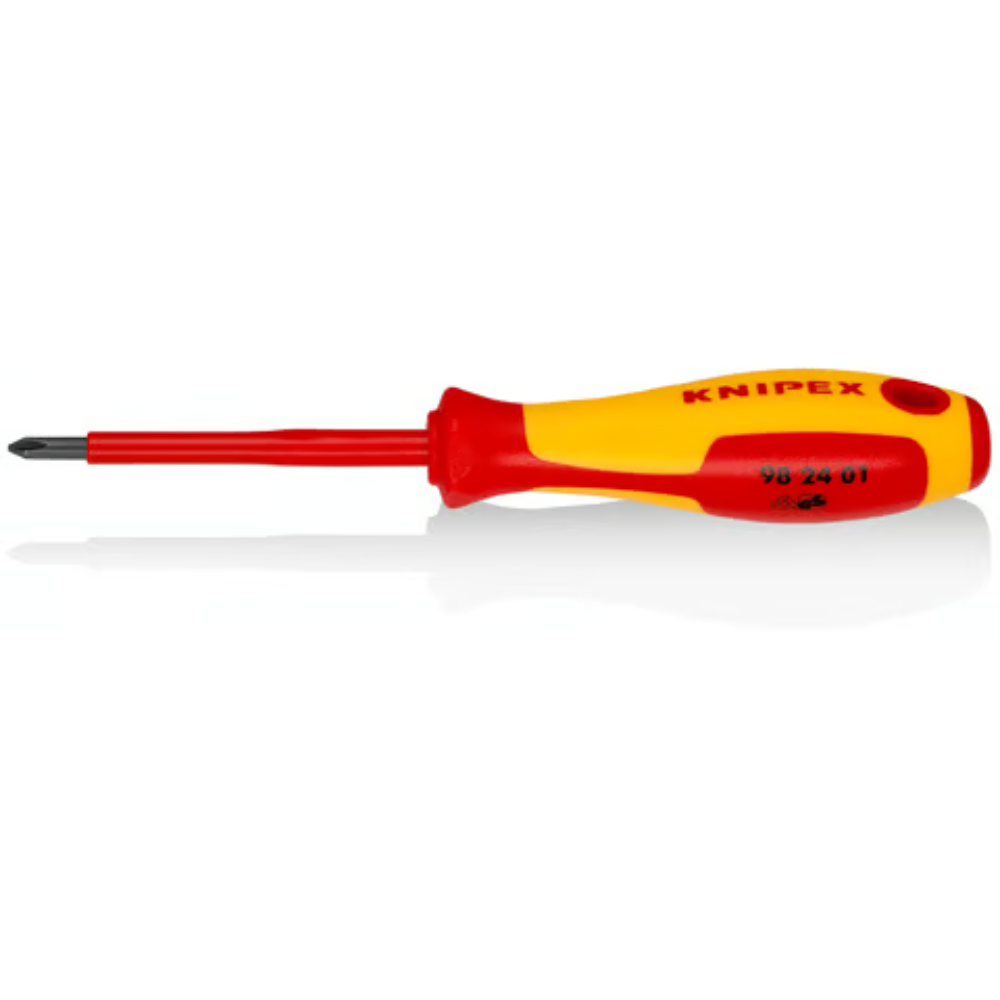 Knipex - Odvijač krstasti PH1, 1000V VDE izolovan, 187mm - 98 24 01