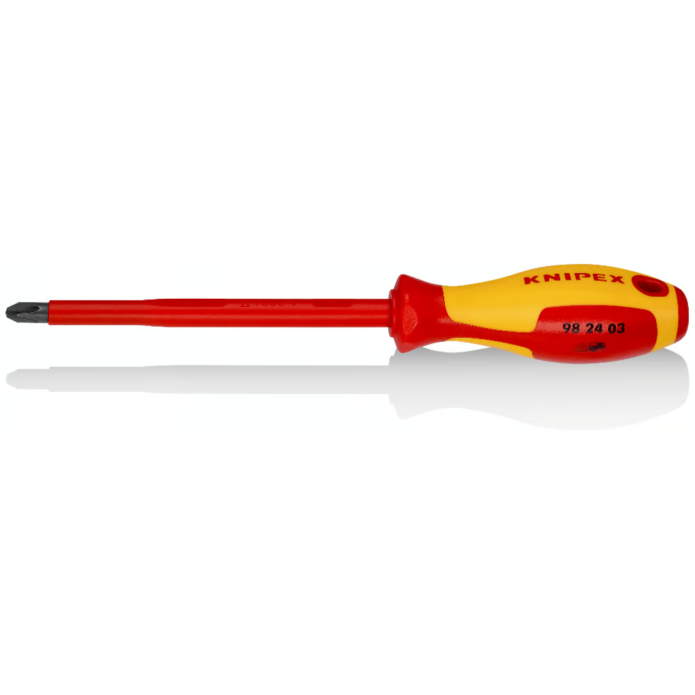 Knipex - Odvijač krstasti PH3, 1000V VDE izolovan, 270mm - 98 24 03
