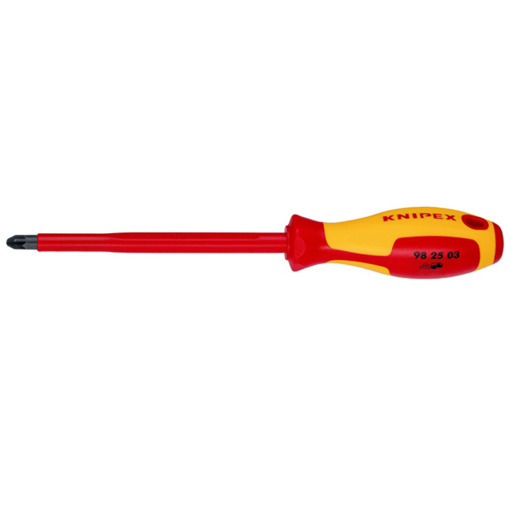 Knipex - Odvijač krstasti PZ3, 1000V, VDE izolovan - 98 25 03