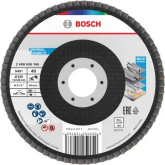 Bosch - X451 Lamelasti disk Ø125 T27 G40 15 kom - 2608626179