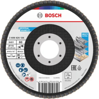 Bosch - X451 Lamelasti disk Ø115 T29 G80 15 kom- 2608626169