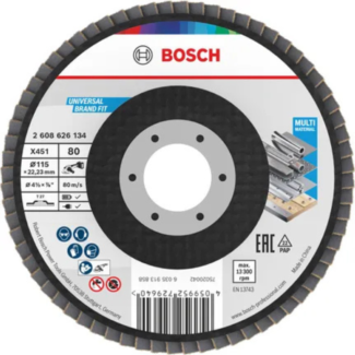 Bosch - X451 Lamelasti disk Ø115 T27 G80 15 kom - 2608626173